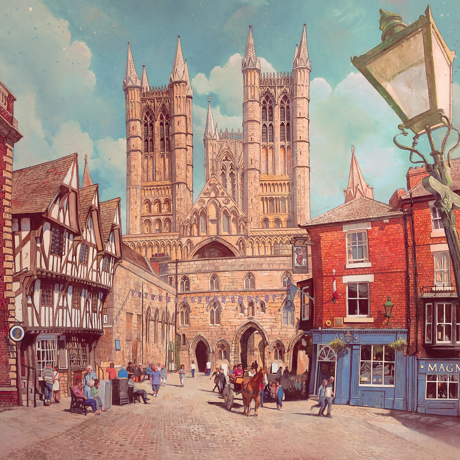 Castle Square Illustration (Limited Edition Print) Castle Square Illustration (Limited Edition Print)