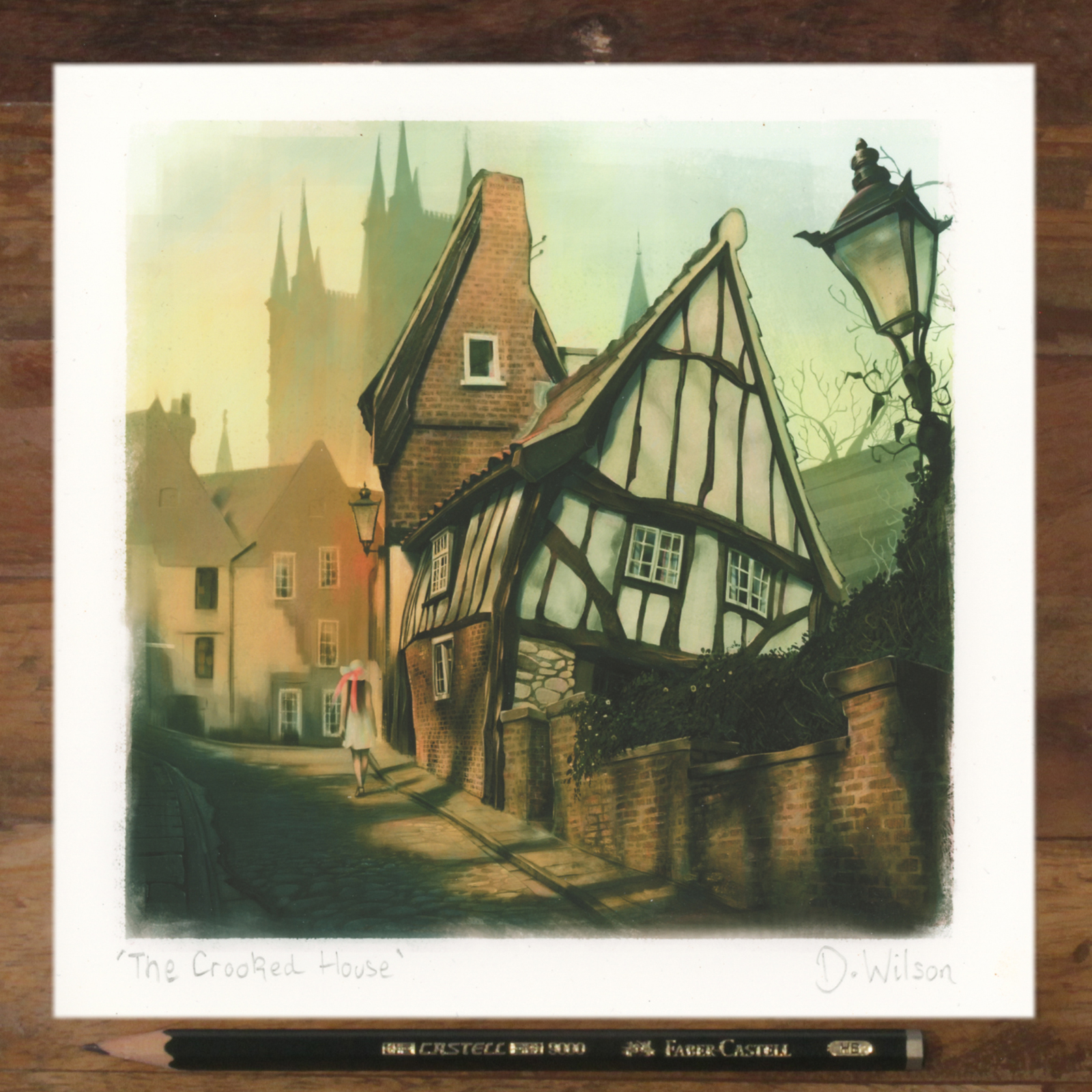 The Crooked House - Postcard Print (Open Edition) The Crooked House - Postcard Print (Open Edition)